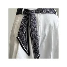 Caju longo cachecol cinto combinando Jeans feminino 2025 novo estilo lenço de cintura acessórios pescoço acessórios Stre