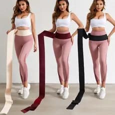 Cinto feminino cintura estreita cinto barriga enrolamento cinto Velcro cintura Trainer elástico Bondage cinto