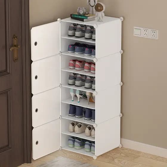 Armário de sapatos porta doméstica protetor solar ao ar livre varanda sapato Rack Multi-camada Anti-poeira