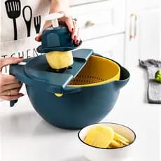 Novo cortador de vegetais redondo conjunto de 12 peças cozinha cortador de vegetais desfiado cortador de vegetais domést
