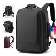 Mochila masculina mochila estendida moda comércio exterior mochila masculina Commuter computador saco filme de couro