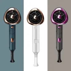 Secador de cabelo dedicado de Hong Kong Secador de cabelo dobrável 1800W de alta potência silencioso de secagem rápida p