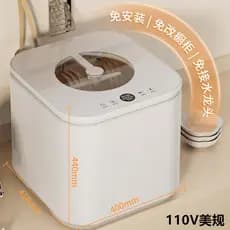 110V exportado para Taiwan Máquina de lavar louça integrada com secagem totalmente automática Tipo de mesa pequeno Máqui