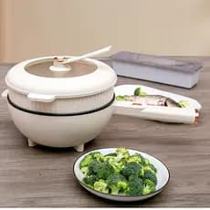 Wok elétrico canadense de Taiwan 110V exportado para os Estados Unidos Japão Dormitório Stir-fritar elétrico de alta pot