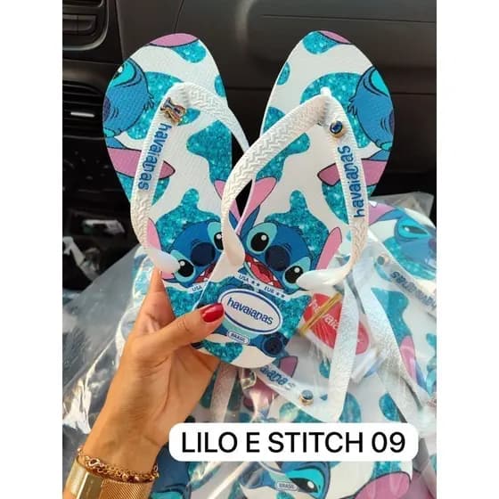 CHINELO LILO & STITCH ADULTO E INFANTIL !