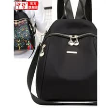 2025 novo estilo mochila feminina Oxford pano Casual High-End viagem lona pequena mochila All-Match estudante universitá