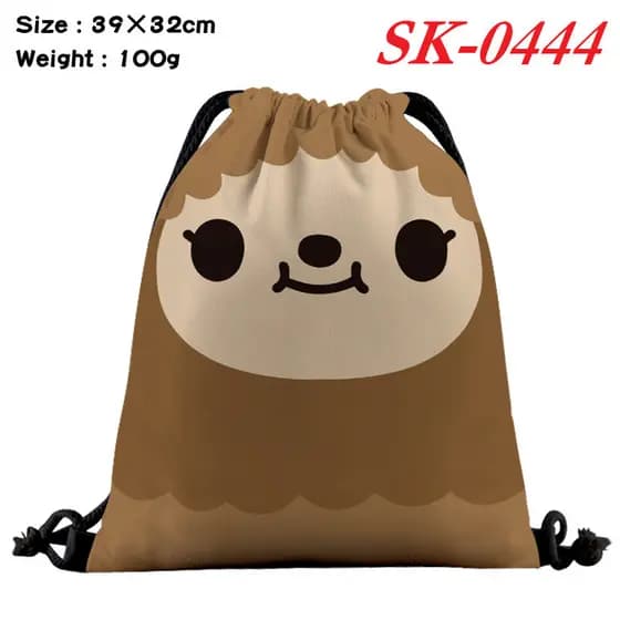 Toka Life World Full Color Bolso com cordão Desenho animado Anime Mochila com cordão Mochila Bolsa de armazenamento Bols
