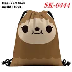 Toka Life World Full Color Bolso com cordão Desenho animado Anime Mochila com cordão Mochila Bolsa de armazenamento Bols