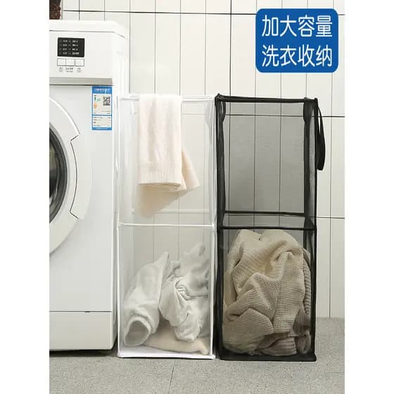 Cesta dobrável para roupas sujas, cesta de roupas sujas respirável de grande capacidade para uso doméstico, banheiro, ce