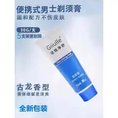30g creme de barbear limpo creme de barbear para as mãos com creme suavizante colônia Gel de barbear espuma de barbear