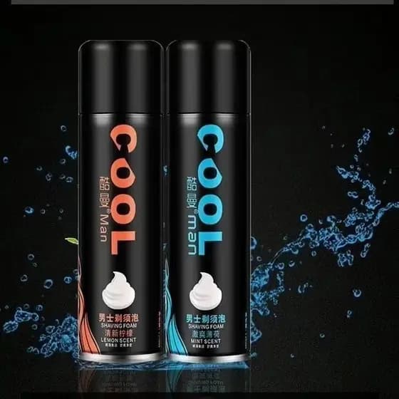 Coolman espuma de barbear 460g Gel masculino Salvador creme Manual b