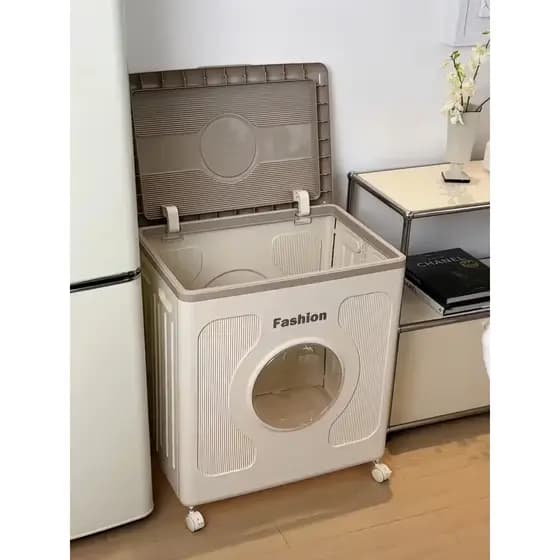 Caixa de armazenamento de armazenamento engrossado endurecido aumentado grande capacidade Oversized dobrável Flip-top ca