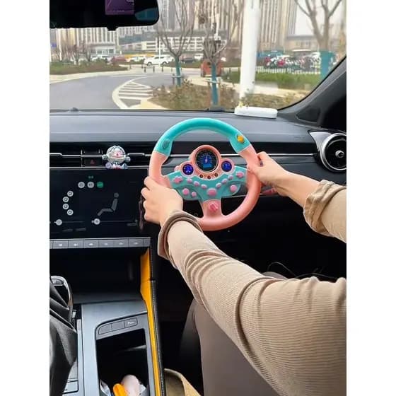 Brinquedo Co-piloto volante adulto Anti-enjoo simulação de carro motorista criativo pequeno presente para namorada