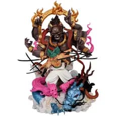 One Piece GK Asura Nove Espadas Fantasma Trendy Sauron GK Anime Figura Modelo Caixa Decoração de Mesa