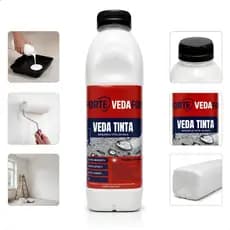 Veda Tinta Repelente De Umidade Efeito Gota Alta Performance Impermeabilizante Hidrorrepelente Contra Água Mofo Fungos