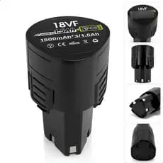 Bateria Lítio Para Parafusadeira Furadeira 18VF Recarregável 1.5Ah Lítio Leve Compacta Com 3 Células Uso Profissional