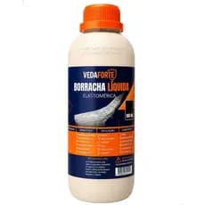 Borracha Líquida Vedaforte 500ml Impermeabilizante Elastomérico Aderência Lajes Telhados Calhas Concreto Fissuras
