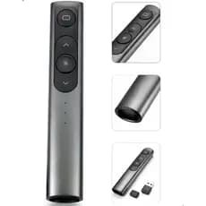 Apresentador Passador Slide Slim Laser 2.4ghz Laser Vermelho 200m Bateria Recarregavel Palestras Professores USB NF