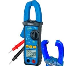 Alicate Amperímetro Detecção De Tensão NCV True RMS Automático Função HOLD E Luz De Fundo Segurança CAT III 600V