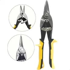 Tesoura de Cortar Chapa 25cm Liga Alta Qualidade Corte Industrial Antiderrapante Ferramenta Cortar Chapa Metálicas Aço
