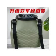 Cesta de peixe de plástico ao ar livre Cesta de peixe embalada de plástico Captura de enguia Loach Caranguejo Balde de c