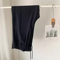 Masculino legal sentimento de secagem rápida náilon gelo seda Sweatpants verão fino estilo longo
