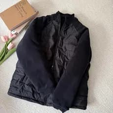 Jaqueta acolchoada de lã estilo pai-filho, masculina, feminina, mesmo estilo, jaqueta acolchoada para crianças médias e