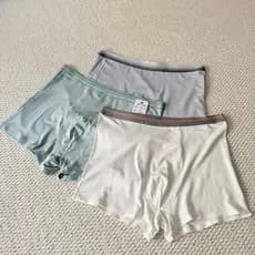 Cueca Boxer sem costura para meninos modais infantis grandes ~ cuecas Boxer sem costura