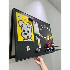 Medidor elétrico caixa capa placa pintura decorativa criativo quadro negro magnético 2025 novo estilo restaurante interr