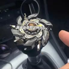 Fidget Spinner Premium preto tecnologia edc brinquedo deformável liga de Metal Push marca armadura aberta rotativa desco