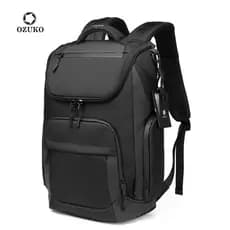 Ozuko mochila de negócios viagem mochila impermeável masculina High-End estudante Cross-Border computador mochila