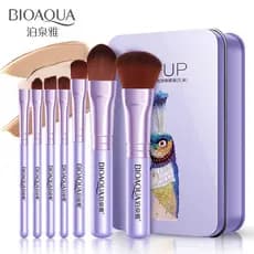 Frete grátis Poquanya Conjunto de pincéis de maquiagem 7 peças Pincel de maquiagem Pincel de base Pincel de Blush Pincel