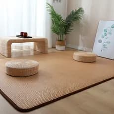 Tapete de vime tapete de verão quarto cabeceira piso doméstico Tatami sala de estar quatro estações tapete de escalada a