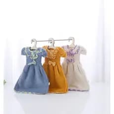 Ximei Eslite toalha de mão dormir menina vestido toalha de mão engrossado secagem rápida absorver água bonito Coral velo