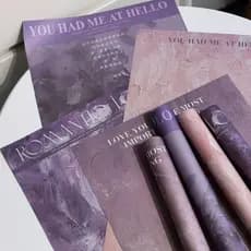 Papel de embrulho roxo venda quente ébano ameixa pintura a óleo estilo buquê papel de embrulho flor fundo papel engrossa