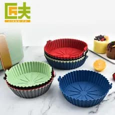 Nova fritadeira de ar silicone assadeira doméstica cozimento assadeira fritadeira esteira de silicone fácil de limpar as