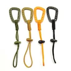 Chaveiro de montanhismo pendurado fivela sete núcleos guarda-chuva corda trançada chaveiro mochila pendurado rápido five
