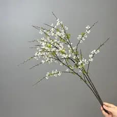 Decorações de mesa de jantar flores artificiais plantas artificiais decoração ramos de flores plantas verdes arranjo de