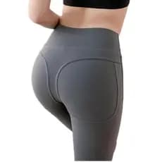 Cintura alta Hip-Lifting magro calças de Yoga correndo treinamento elástico de secagem rápida calças de Fitness esportes