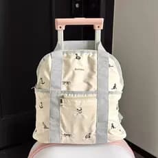Out mamãe saco tridimensional bordado gato mochila de alto valor portátil Sub-embalagem saco de armazenamento viagem tra