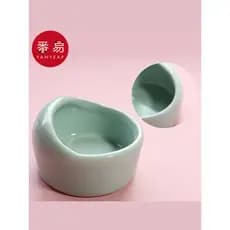 Tigela de comida/hamster AB1sq801-Urso dourado Anti-derrubamento caixa de alimentação de hamster esquilo tigela de comid