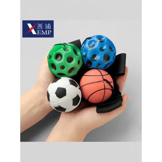 Bola saltitante/pulseira A1pq801-esportes ao ar livre com corda mão jogar rebote bola crianças jogando bola mão-olho coo