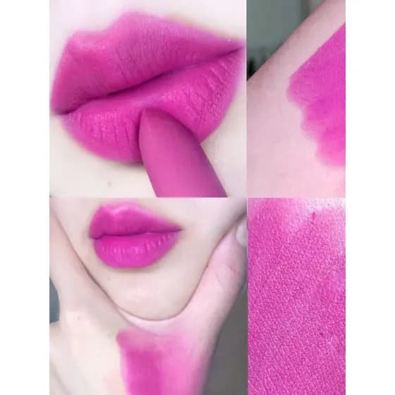 Batom roxo lavanda roxo escuro rosa roxo batom uva roxo rosa vermelho Miss You cor batom esmalte labial