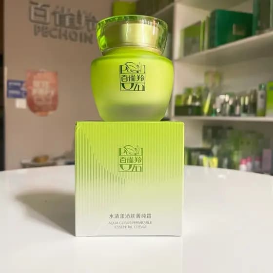 Baique Ling Água Qing Yang Essência de Limpeza Creme Puro Hidratante Hidratante Creme de Bloqueio Melhorando Seco Sensív