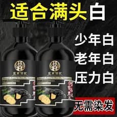 Preto Ganoderma Lucidum Gengibre Cabelo Preto Shampoo para Cabelo Preto Polygonum Shampoo Fixador de Cabelo Preto