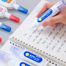 Fluido de correção eficaz Alunos de escritório usam correção errada Correção tipo caneta fluida Caneta de correção fofa