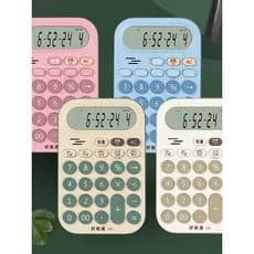 Retro fresco estilo chinês novo estilo calculadora de voz Display LCD de 12 bits simples moda correspondência de cores m