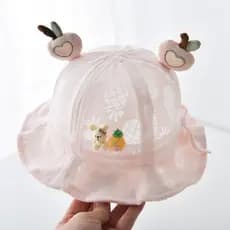 Chapéu de bebê verão estilo fino menino bebê menina protetor solar guarda-sol balde chapéu do bebê da criança chapéu de