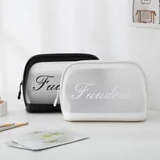 Saco cosmético feminino 2025 novo estilo saco de higiene pessoal de viagem grande capacidade High-End transparente forro