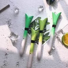 Grande série menina caneta rotativa cabeça dos desenhos animados cebola cabeça forma brinquedo projeção caneta esferográ